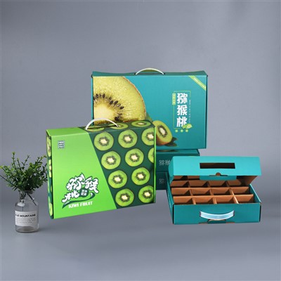Caja de fruta corrugada
