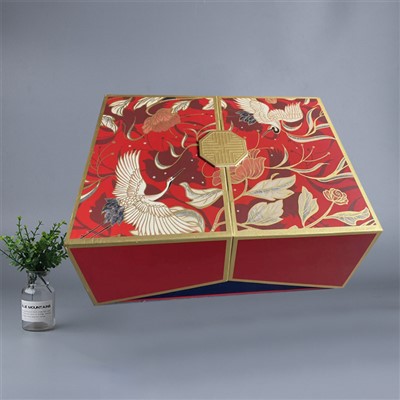 Caja de regalo magnética roja